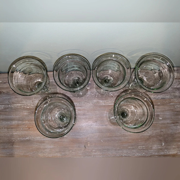 Set of 6 Casa by Pottery Barn water goblets - Picture 2 of 11